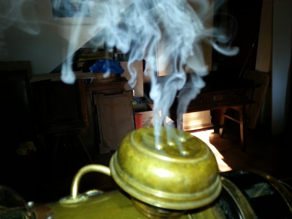 Esempio del vapore prodotto